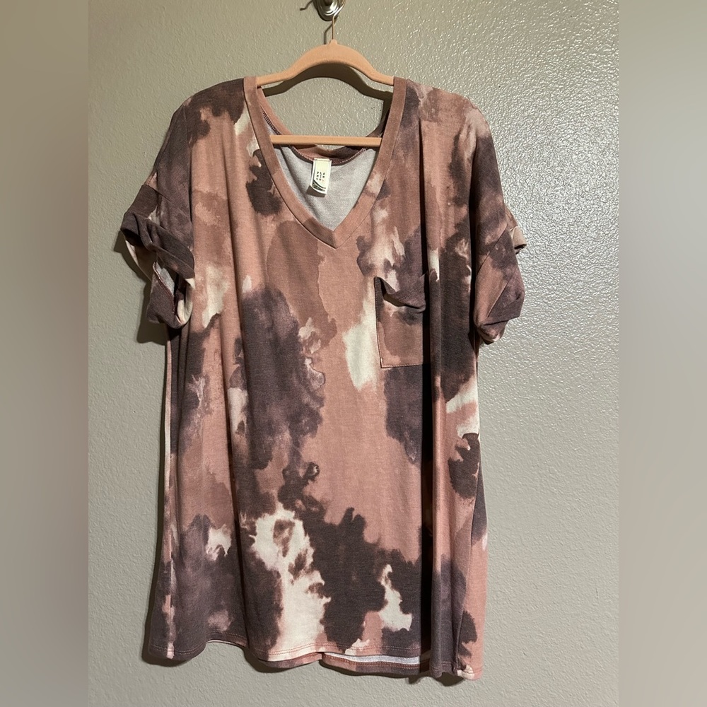 Flamingo top 3xl NWOT
